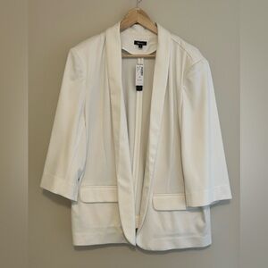 NWT Reitmans White Blazer Women's Size 22